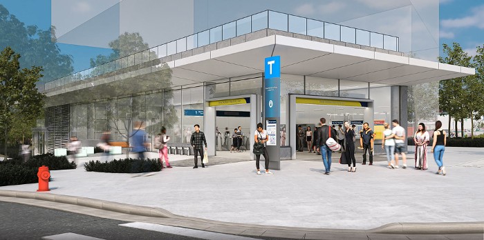 Updated Broadway Subway Exterior Station Designs Open to Public Input Updated Broadway Subway Exterior Station Designs Open to Public Input